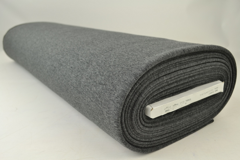 Sweatstoff Alpenfleece – Dunkelgrau – Bild 3