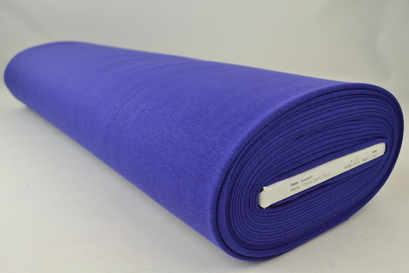Sweatstoff Alpenfleece – Blau – Bild 3