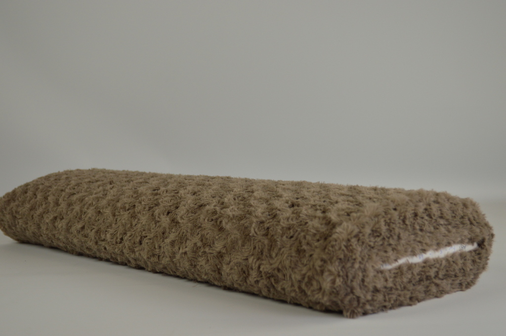 Pelz Rosen (Plüsch) – Taupe – Bild 3
