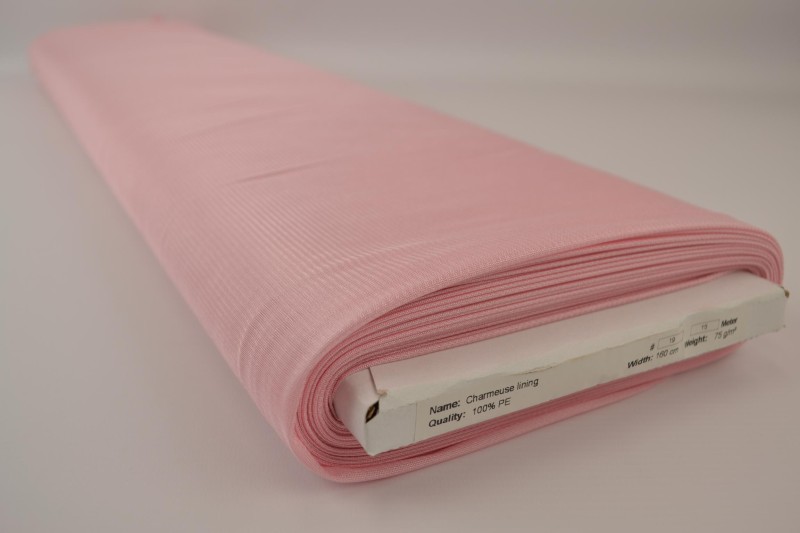 Charmeuse / Stretch-futter: Zartrosa – Bild 3