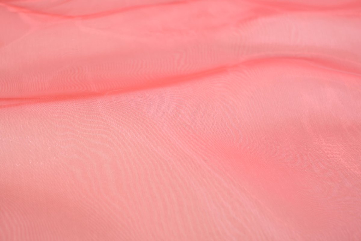 Organza – Korallenrosa – Bild 3