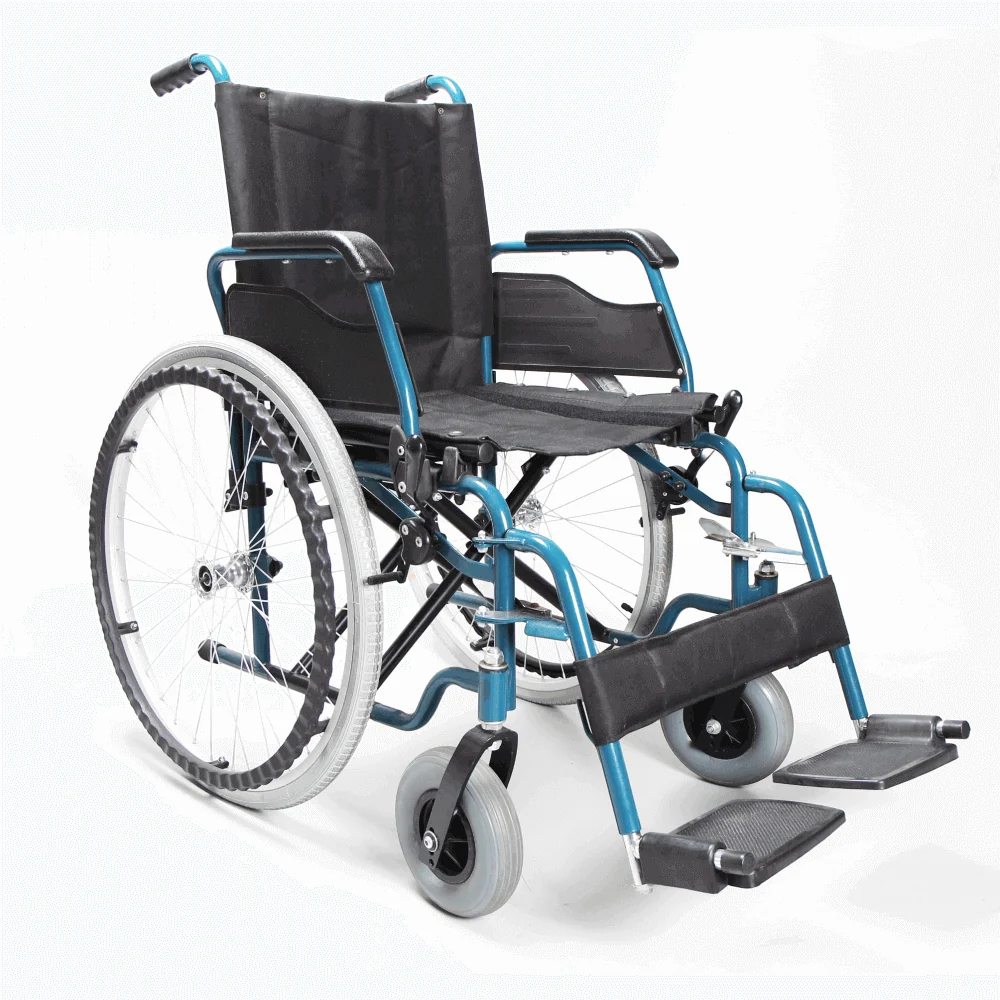 Stahlrollstuhl faltbar ECON 220, 41–46 cm, bis 120 kg – Bild 2