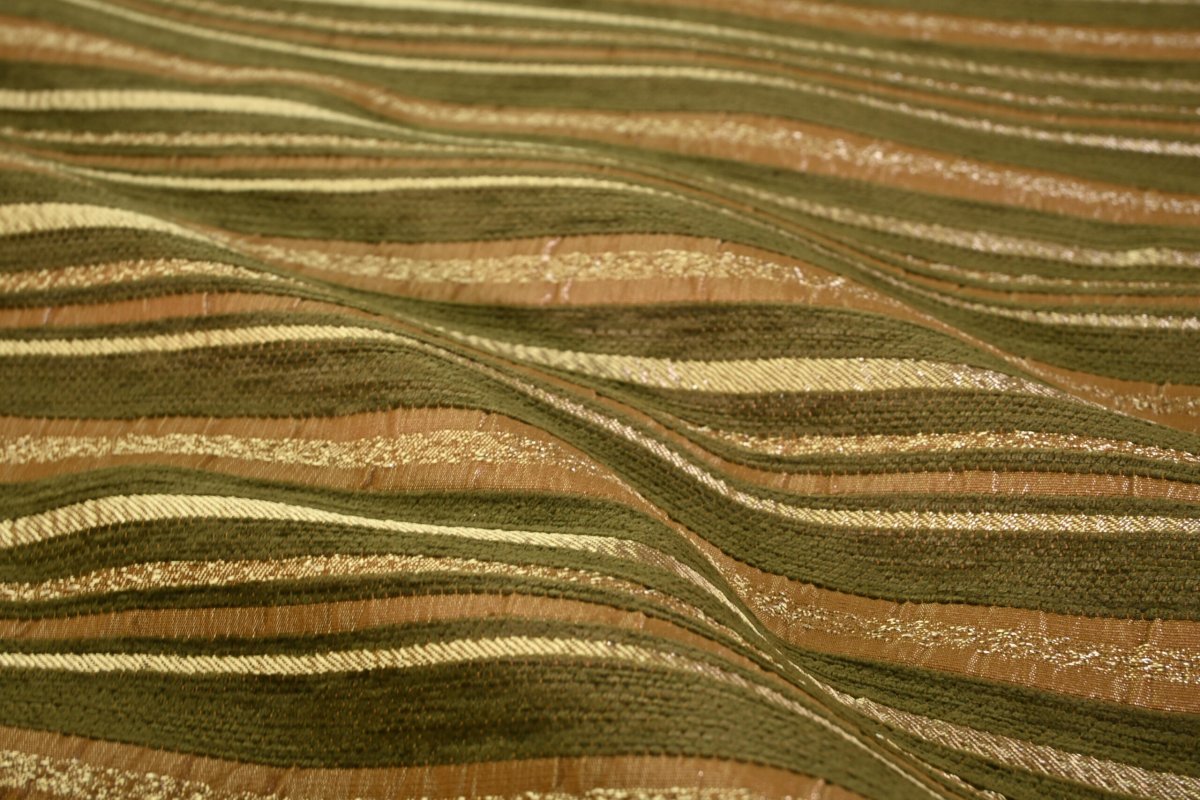 Jacquard Gobelin – Klassischer Olivstreifen – Bild 5