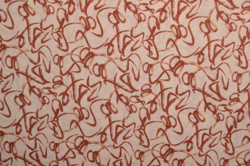 Leinen – Sketch Lines Copper – Bild 3