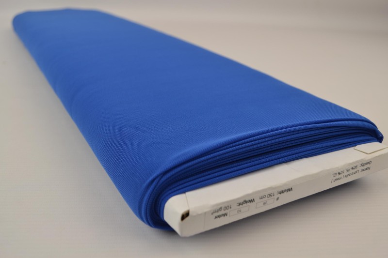 Lycra-Tüll / Mesh – Kobaltblau – Bild 3