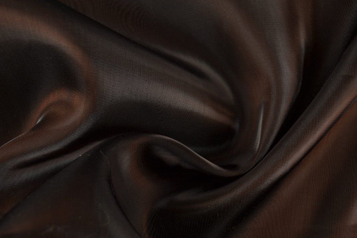 Organza zweifarbig – Tief Dunkelbraun – Bild 2
