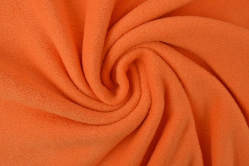 Anti-Pilling-Fleece: Orange – Bild 2