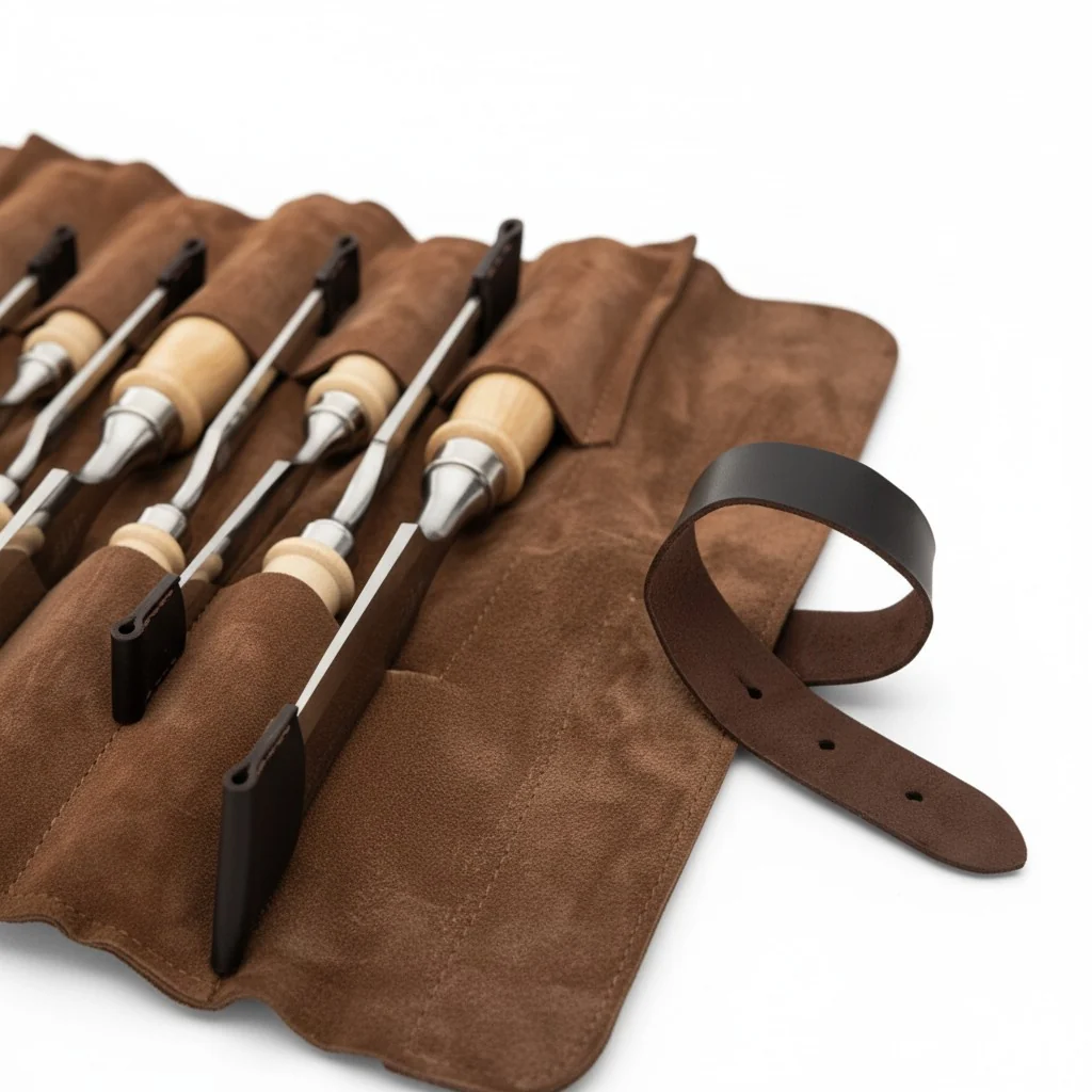 KIRSCHEN - Stechbeitelsatz 12-tlg. mit Ledertasche | Komplettlösung für höchste Ansprüche – Bild 3