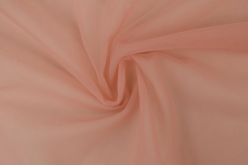 Stretch-Tüll: Altrosa