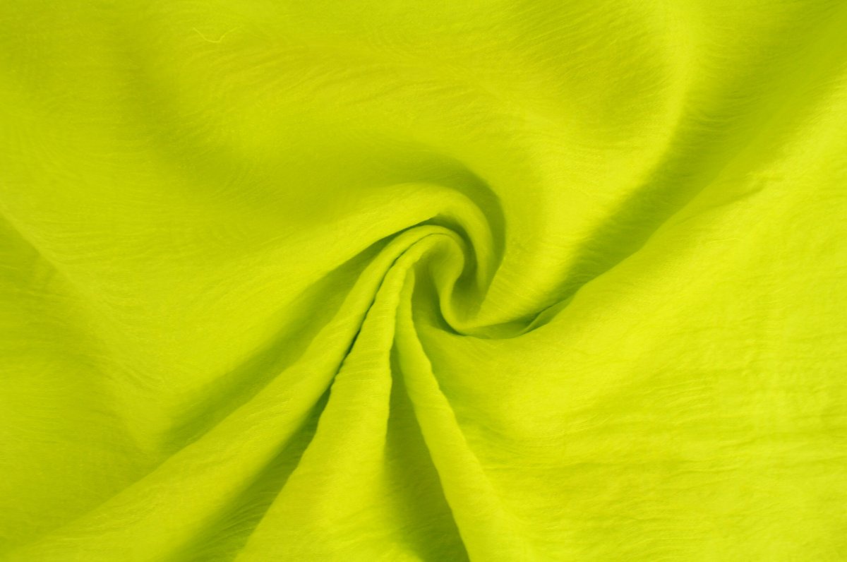 Viskose-Jacquard – Lime mit Lurex – Bild 2