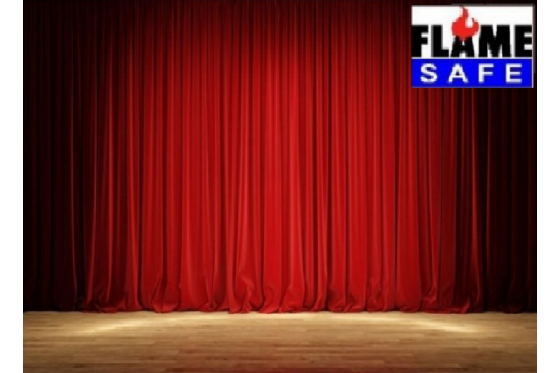 Flammenhemmender Stoff: Lavendel 300cm breit – Bild 4