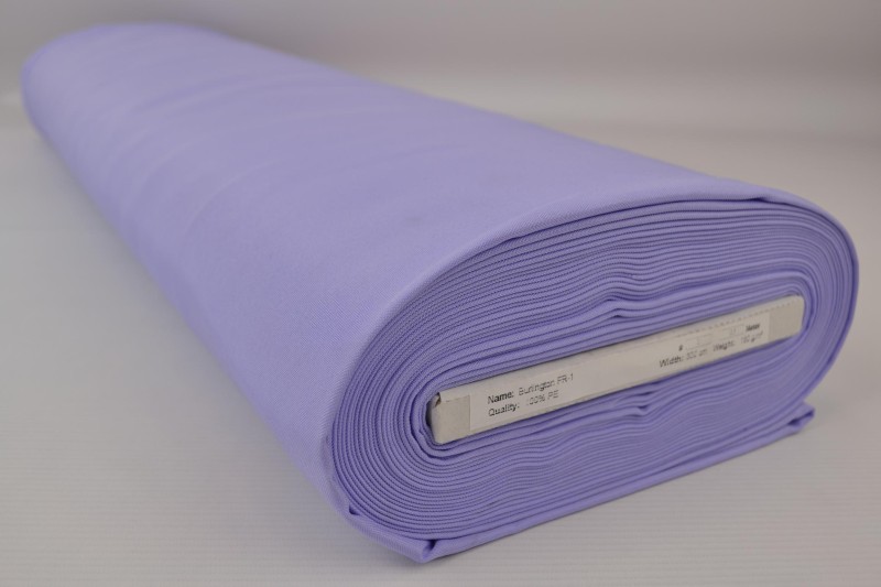 Flammenhemmender Stoff: Lavendel 300cm breit – Bild 3