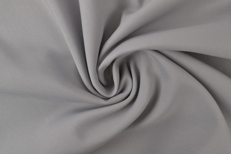 Flammenhemmender Stoff: Silbergrau 300cm breit