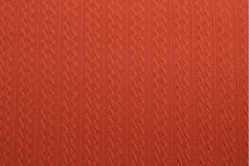 Jacquard Jersey Kabel – Kupfer – Bild 4