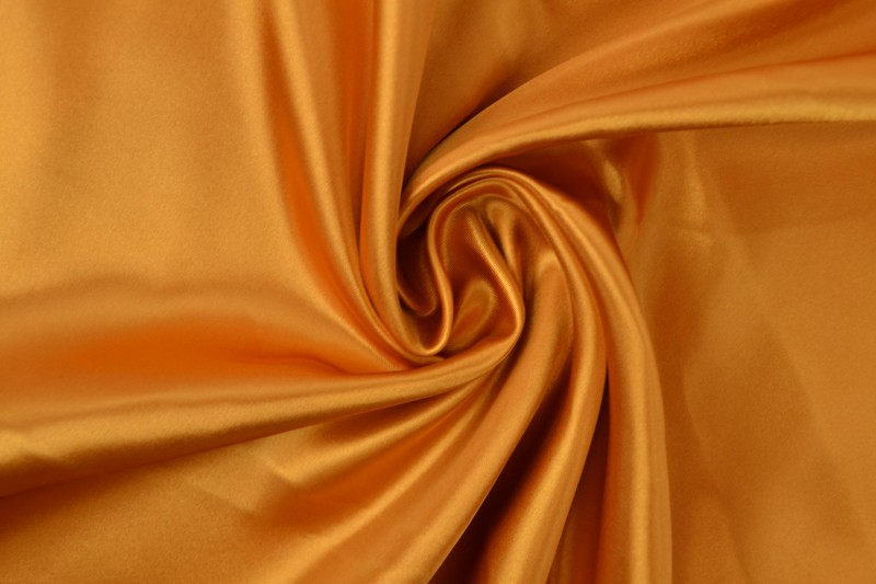 Satin: Ockergelb / Gold – Bild 2